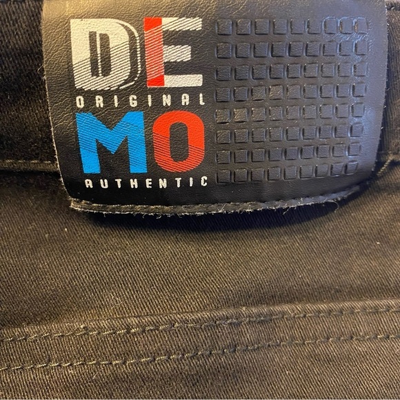 Demolition Jeans‎ Mens 38x39 Vintage Black Denim Straight Leg Jeans Pockets - Picture 3 of 11